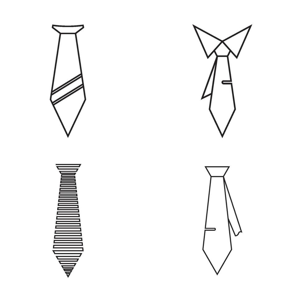 tie icon or symbol vector