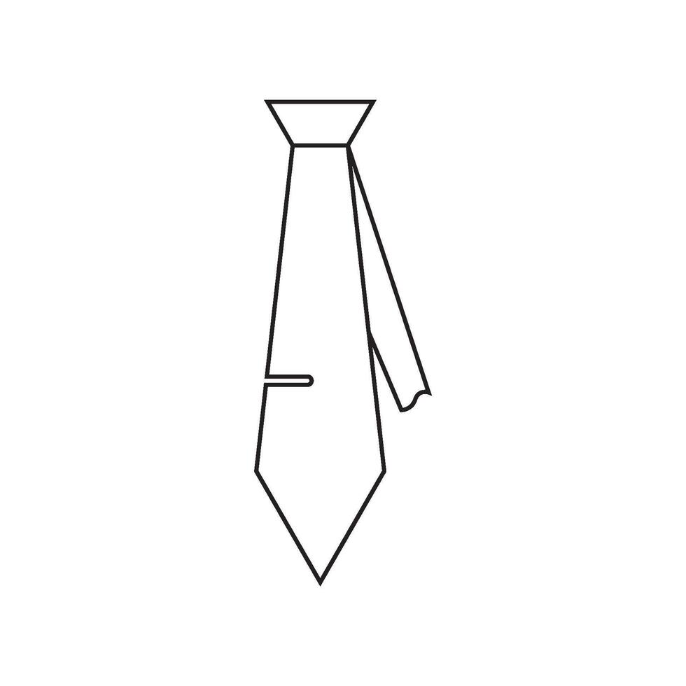 tie icon or symbol vector