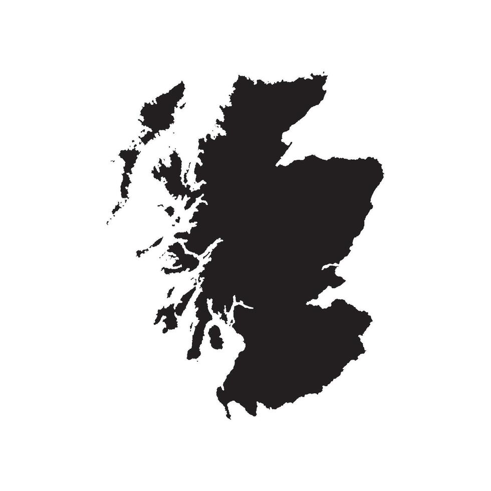 Scotland map icon vector