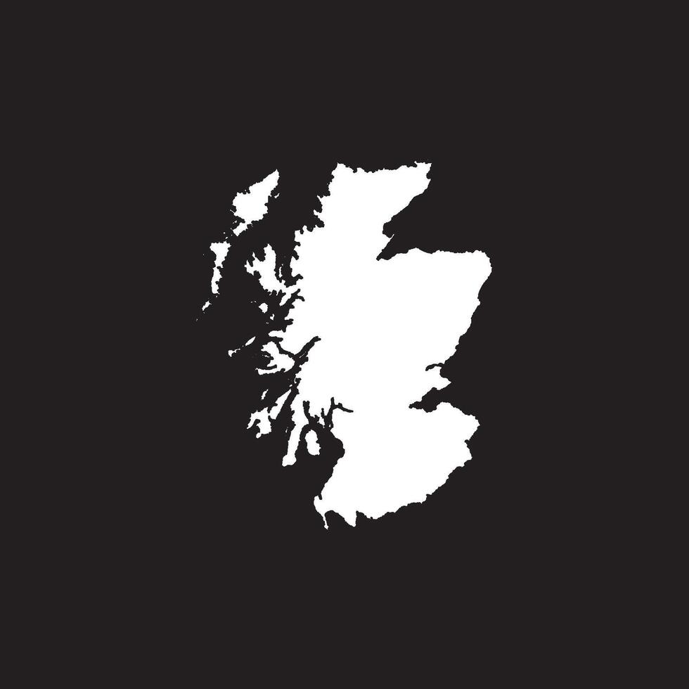 Scotland map icon vector
