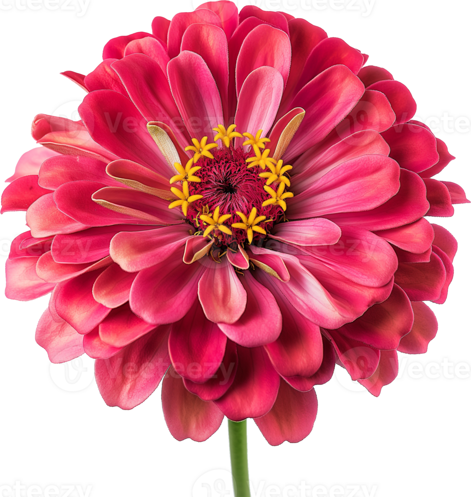 Zinnia Flower, Zinnia angustifolia isolated illustration on a transparent background png