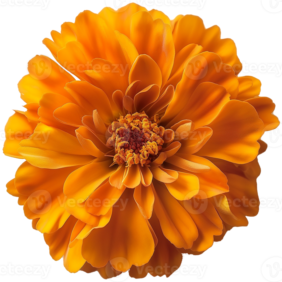 Marigold Flower, Signet Marigold isolated illustration on a transparent background png