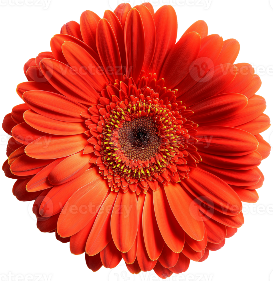 Gerbera Flower Transvaal daisy isolated illustration on a transparent background png