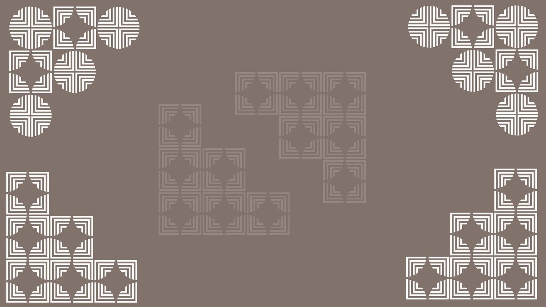 Geometric Elegance an abstract in Symmetry and Pattern vector