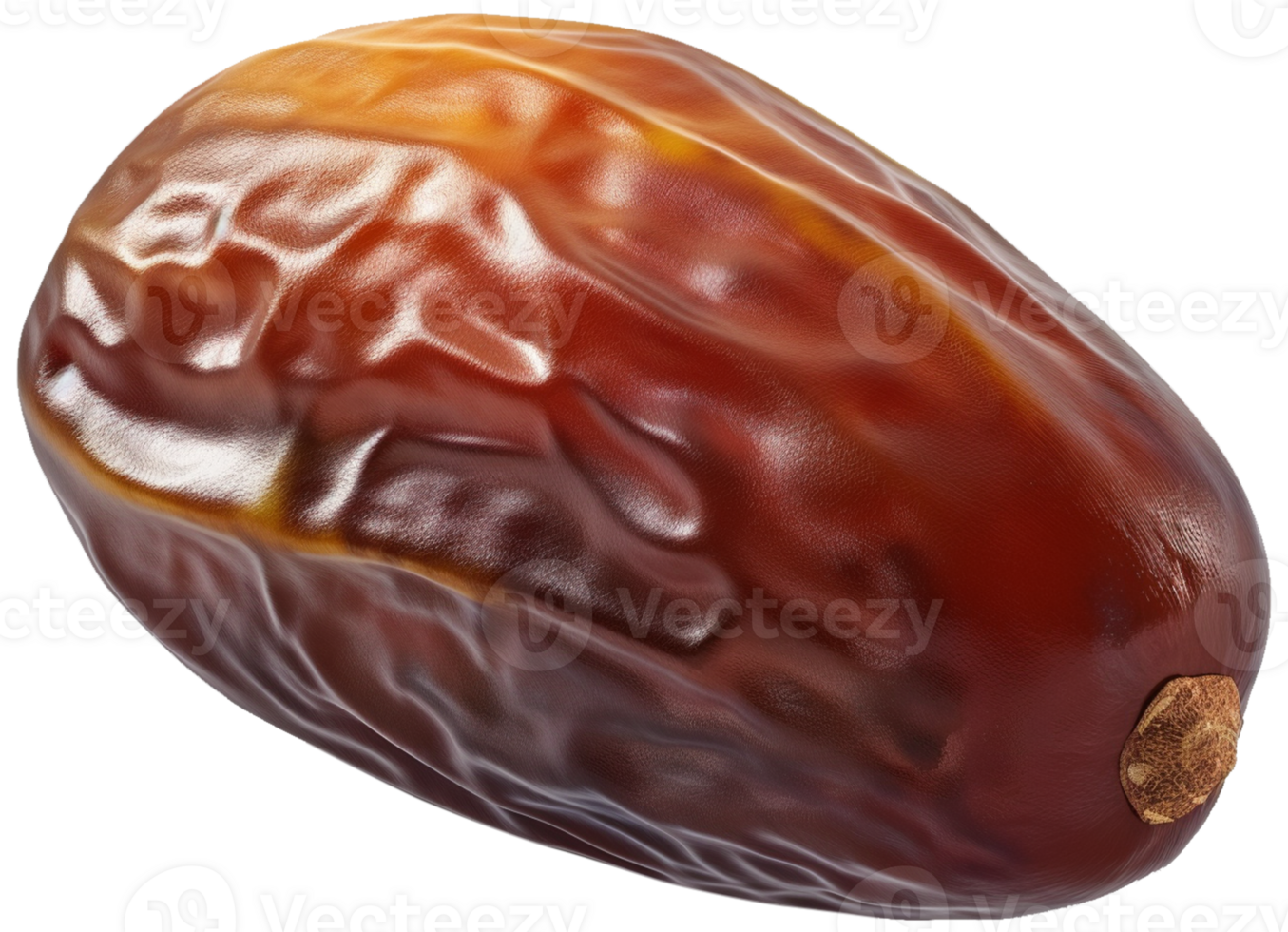 A Fresh Date fruit isolated on a transparent background png