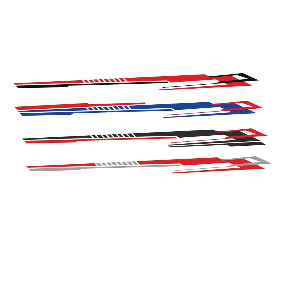 modern car decal background design. car stripe decal vector