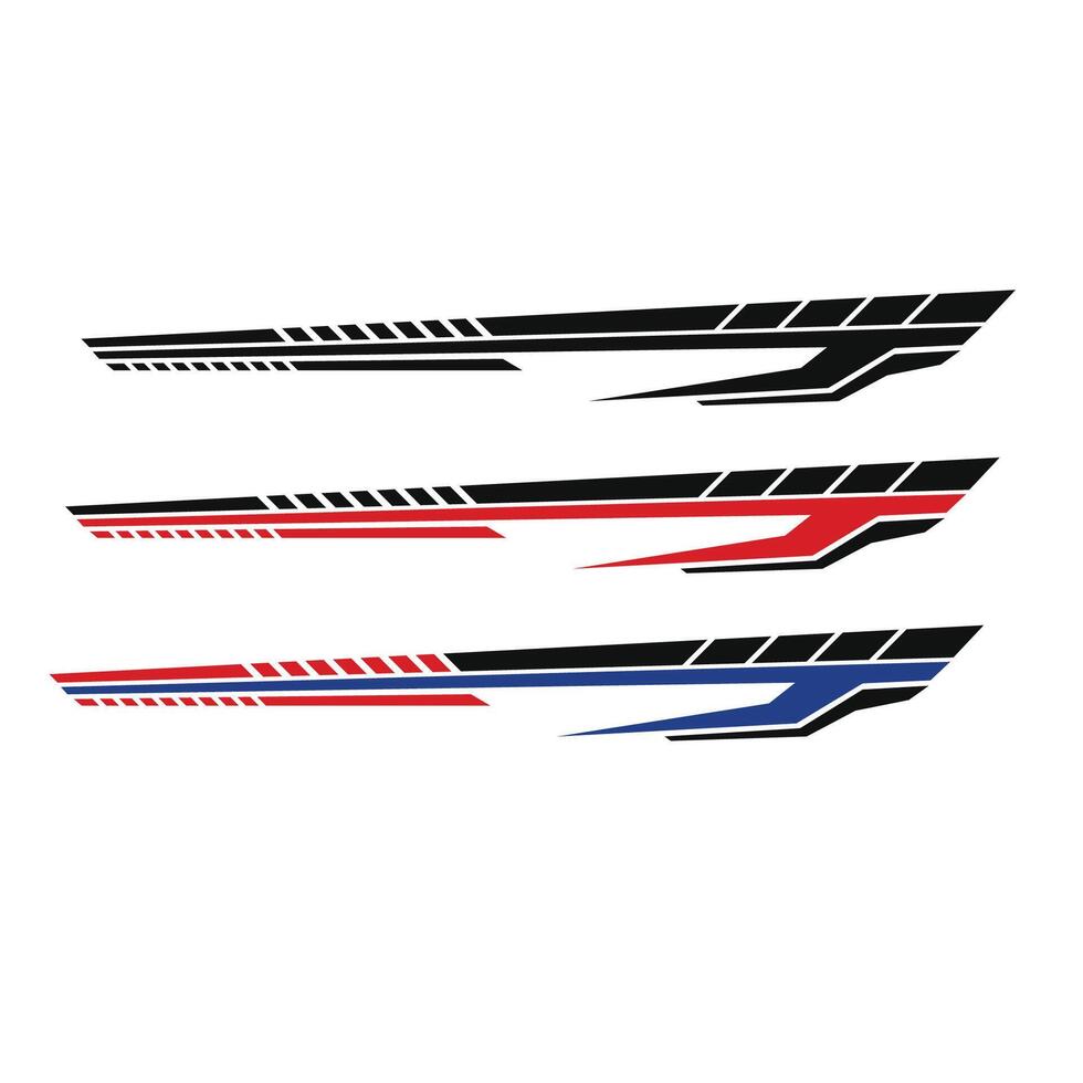car wrap vinyl decal design . vector