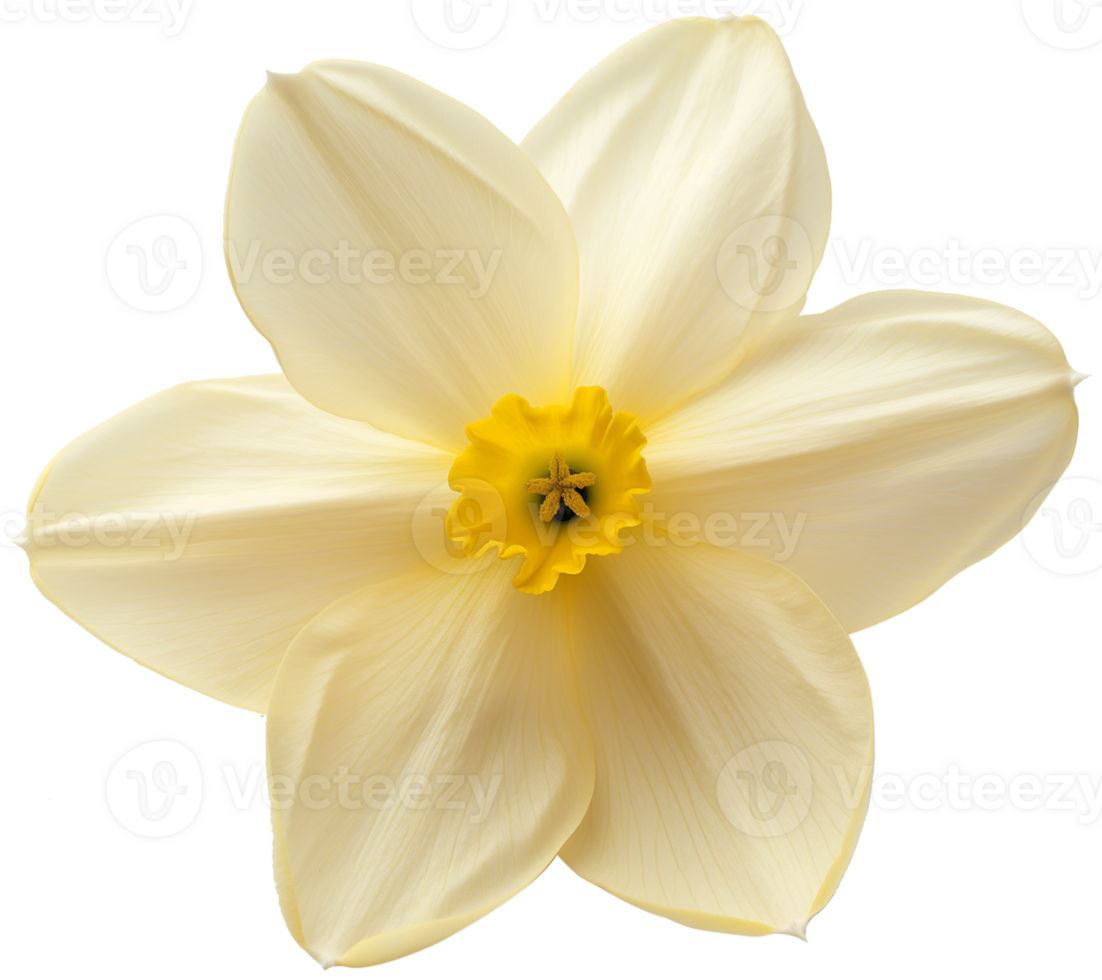 Narcissus illustration - Daffodil Flower isolated on a transparent background png