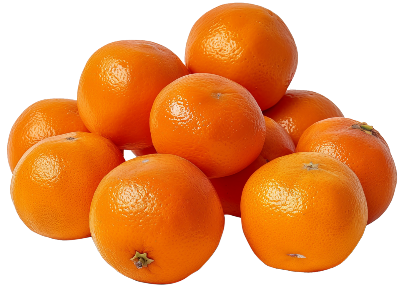 Mandarin orange fruit - mandarine mandarin - Group of Tangerines isolated on a transparent background png