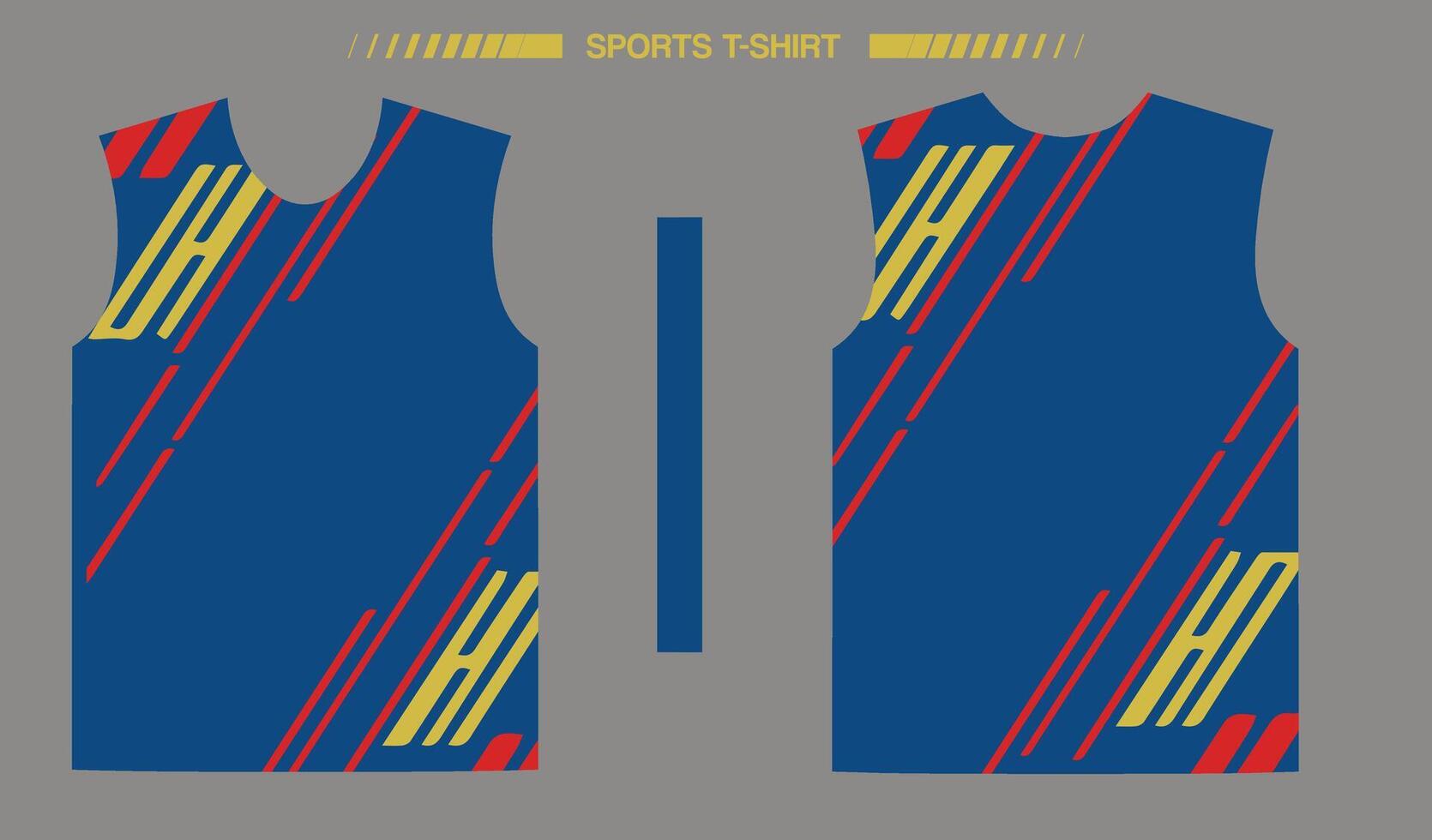 Ready to print sports t shirt vector