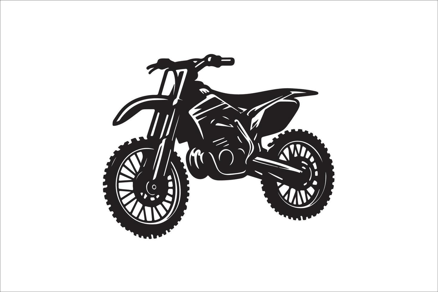 Man riding motorcycle silhouette vector
