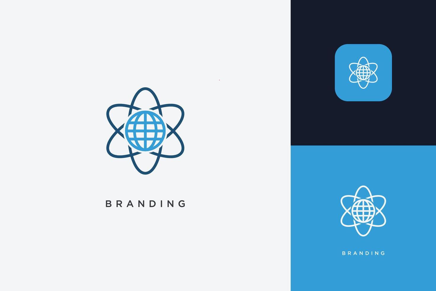 Global Networking Marketing Trading Logo vector