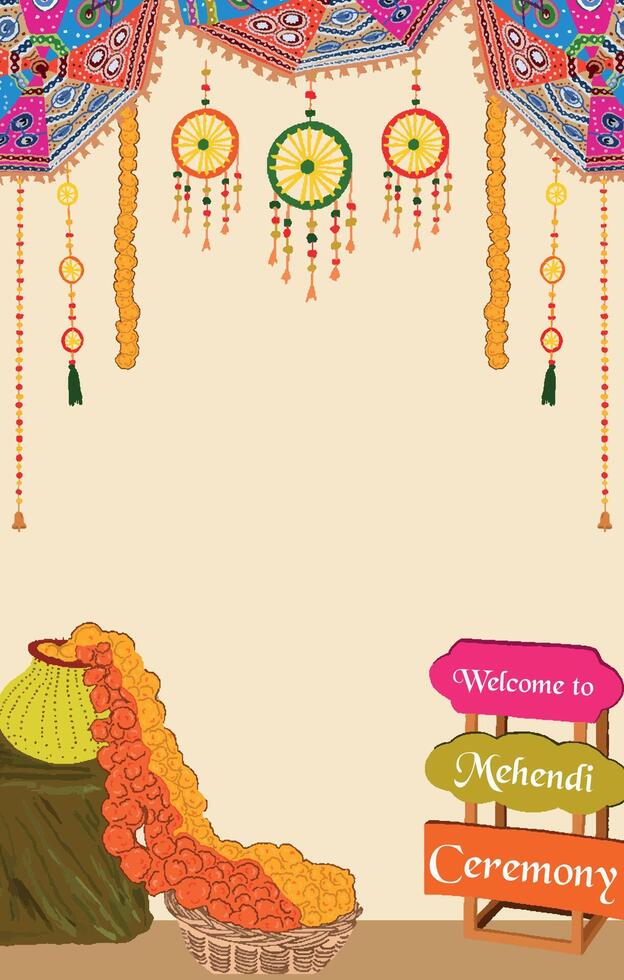 hindu wedding card design, mehndi, unique hindu wedding card design, shubh vivah, save the date, Hindu Couple vector