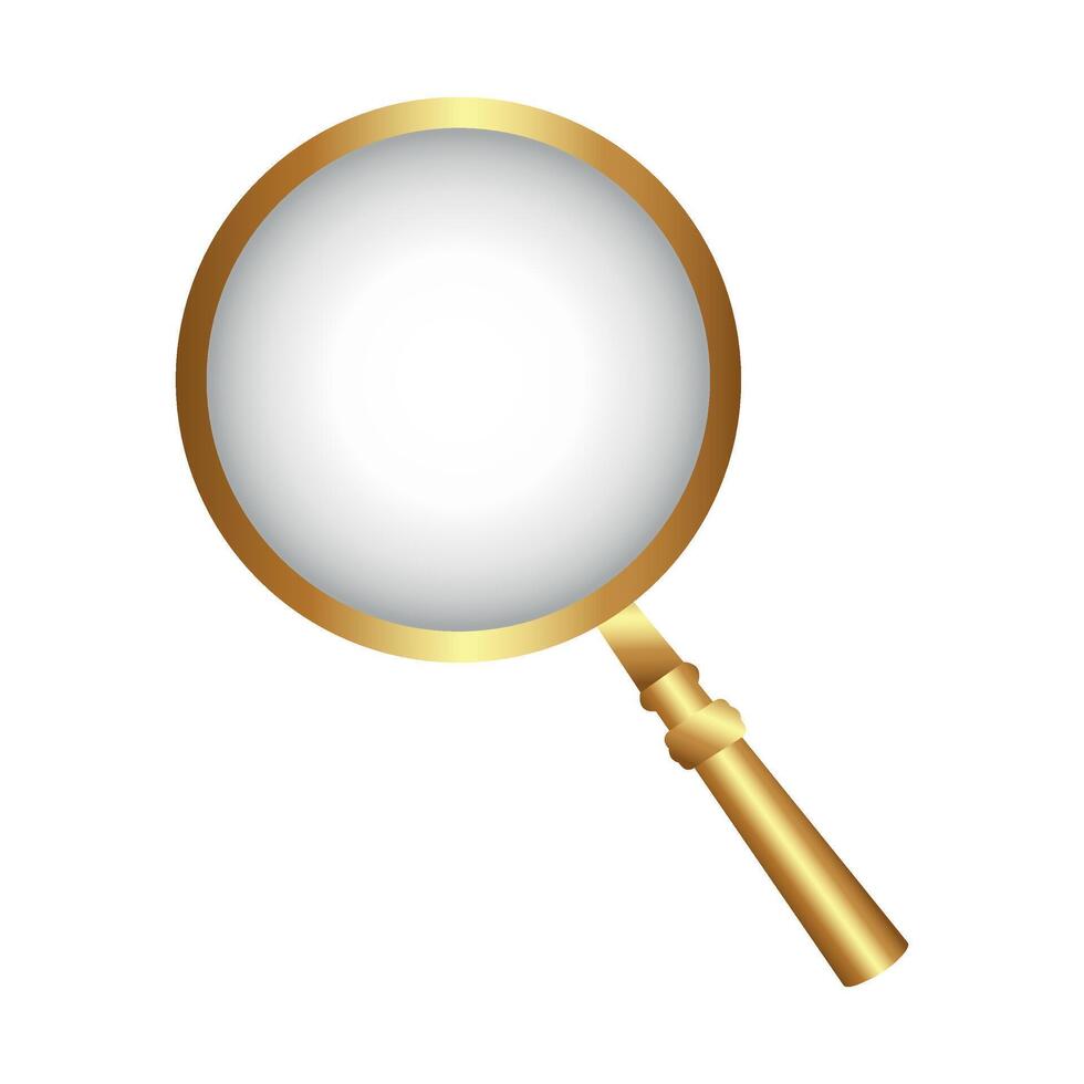 magnifying glass clipart, searching tool icon, Magnifying glass cartoon, investigation clipart vector