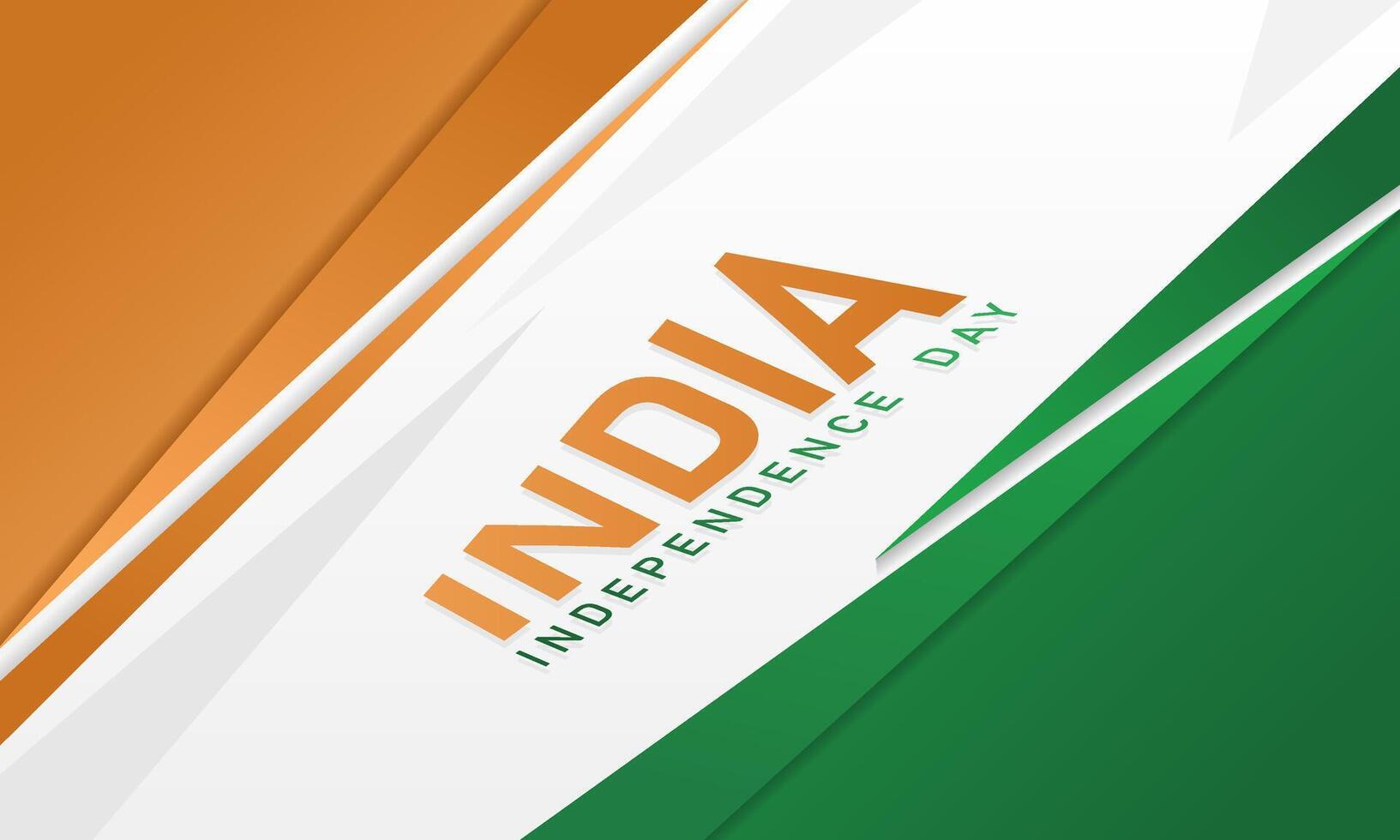 Happy independence day India, 15th August, Template for Poster, Banner, Advertising, or Greeting card vector