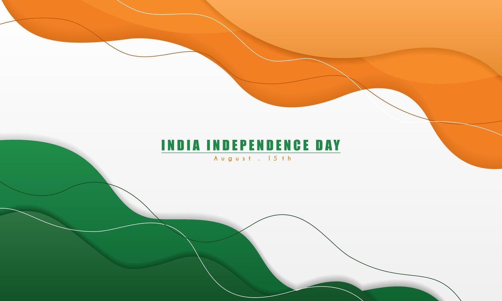 Happy independence day India, 15th August, Template for Poster, Banner, Advertising, or Greeting card vector