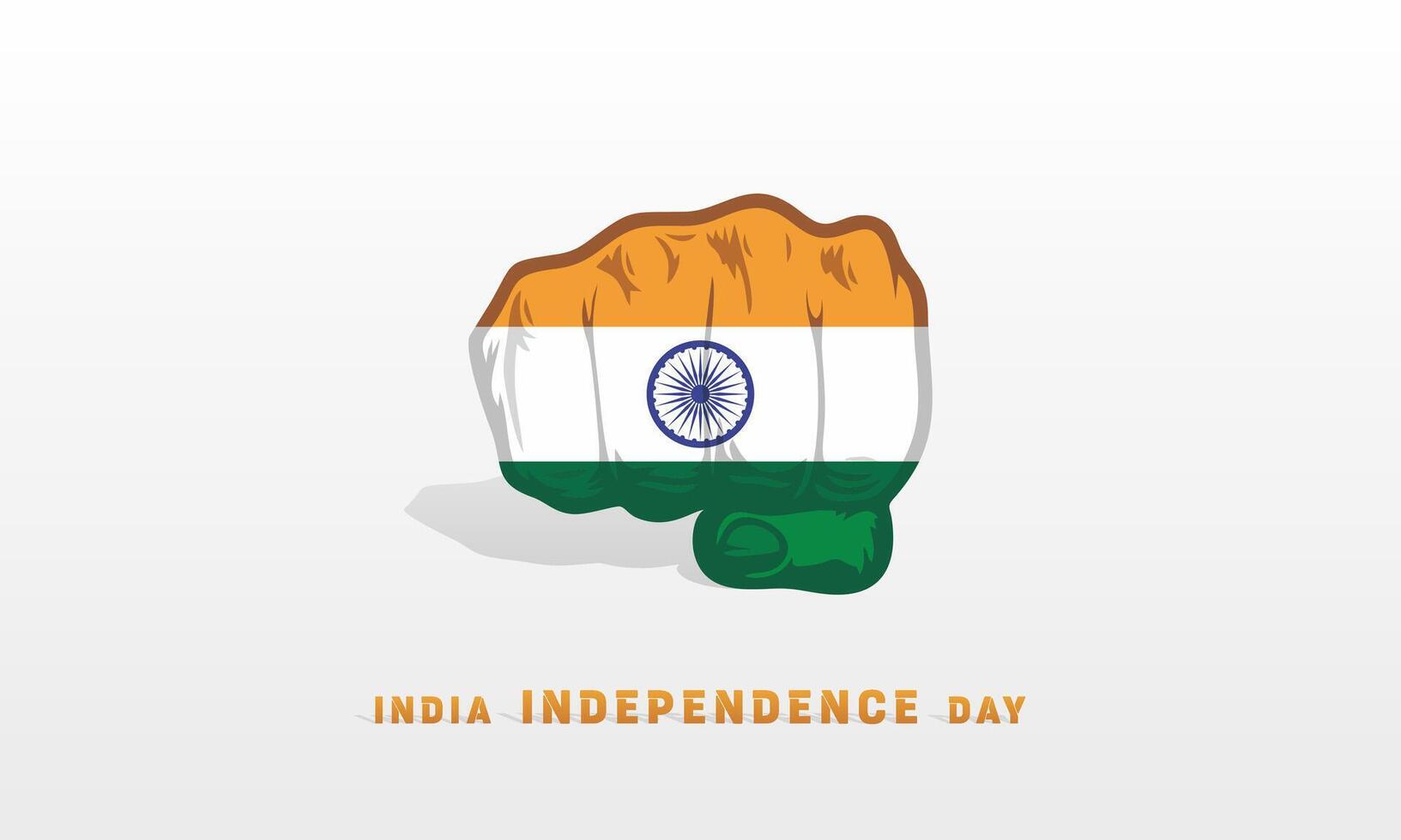 Happy independence day India, 15th August, Template for Poster, Banner, Advertising, or Greeting card vector