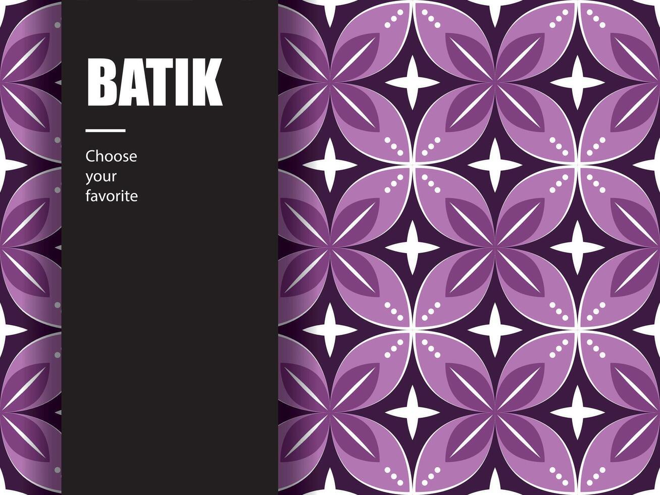 ethnic batik indonesian pattern fashion seamless vintage textile abstract flat culture art vector