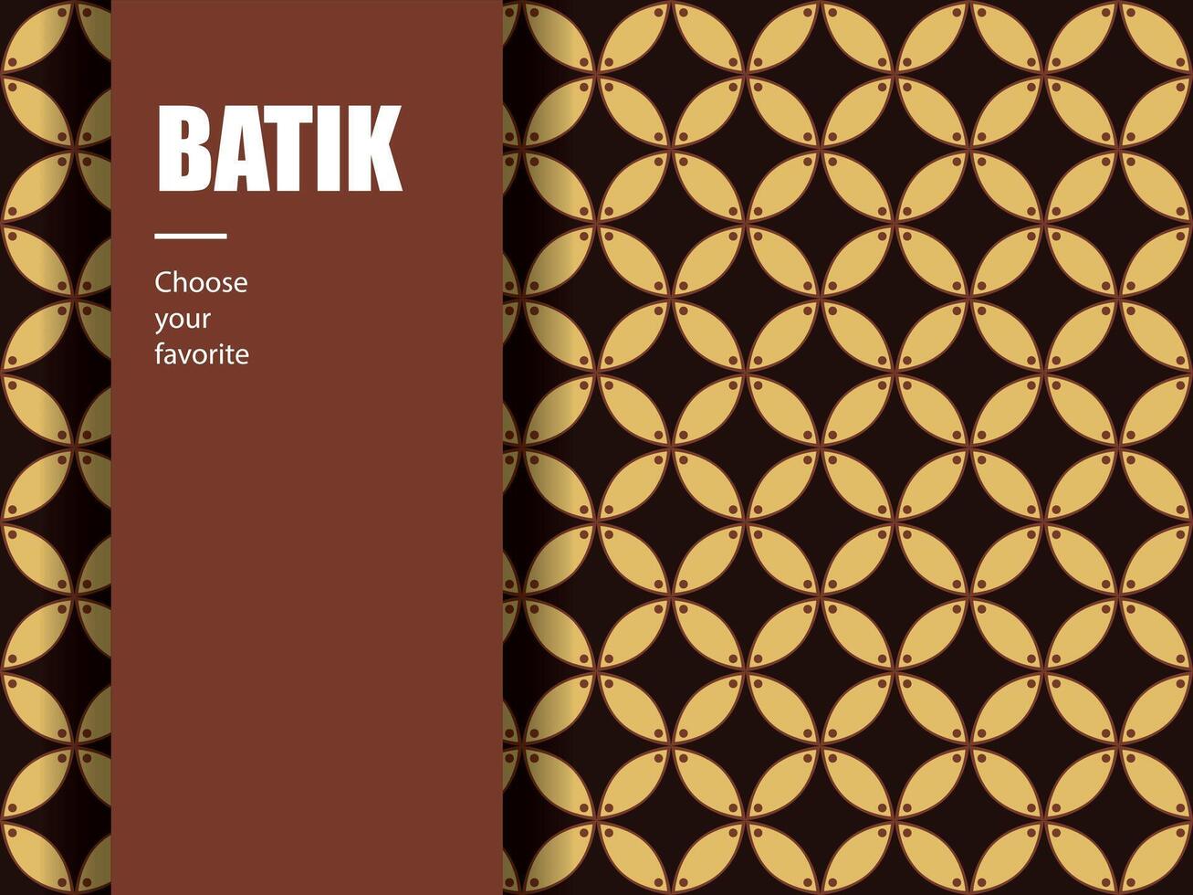 ethnic batik indonesian pattern fashion seamless vintage textile abstract flat culture art vector