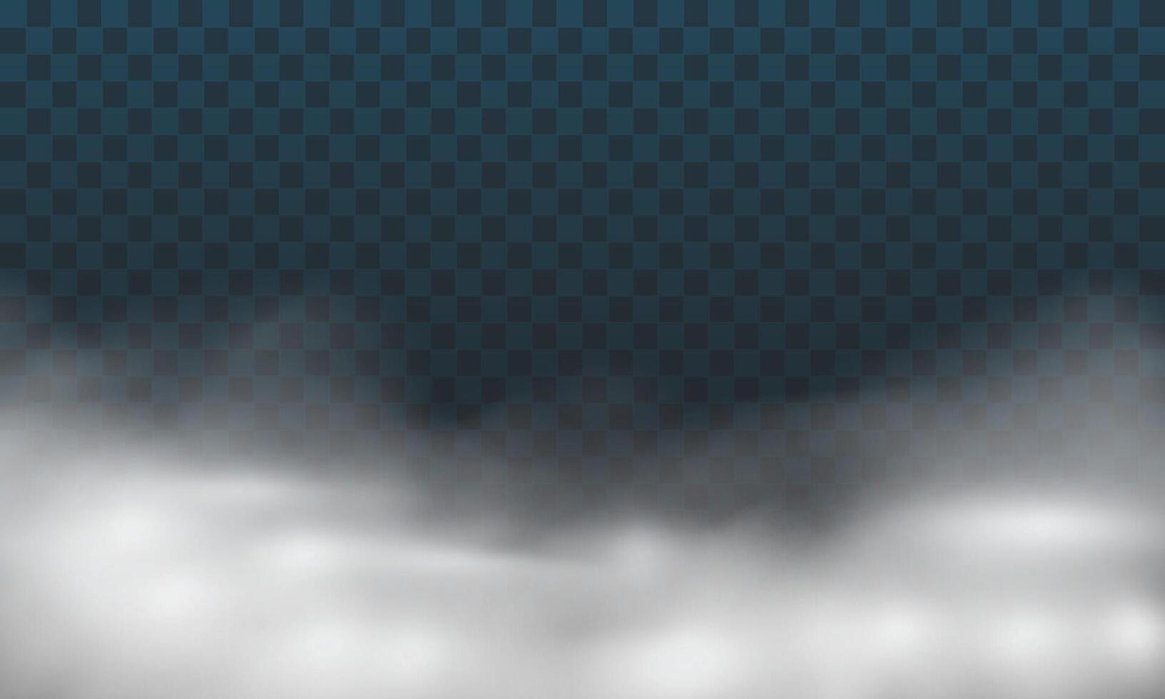 White smog effect steam powder explosion on blue gray checkered background vector