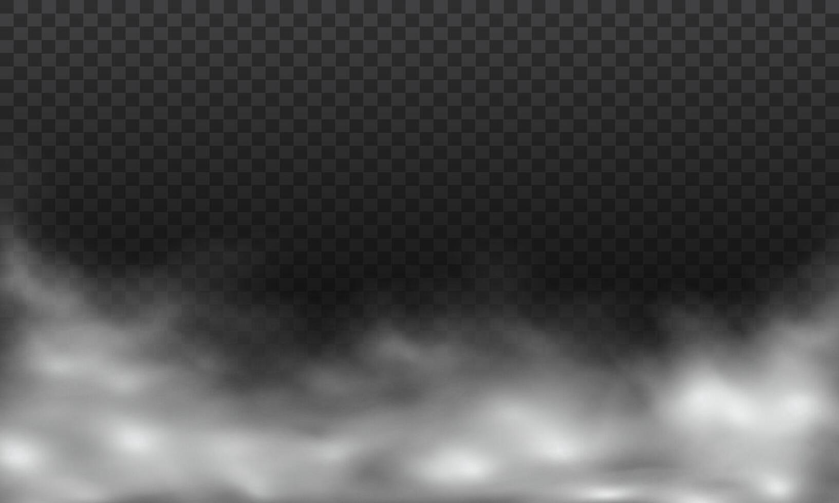 White smog effect steam powder explosion on blue gray checkered background vector