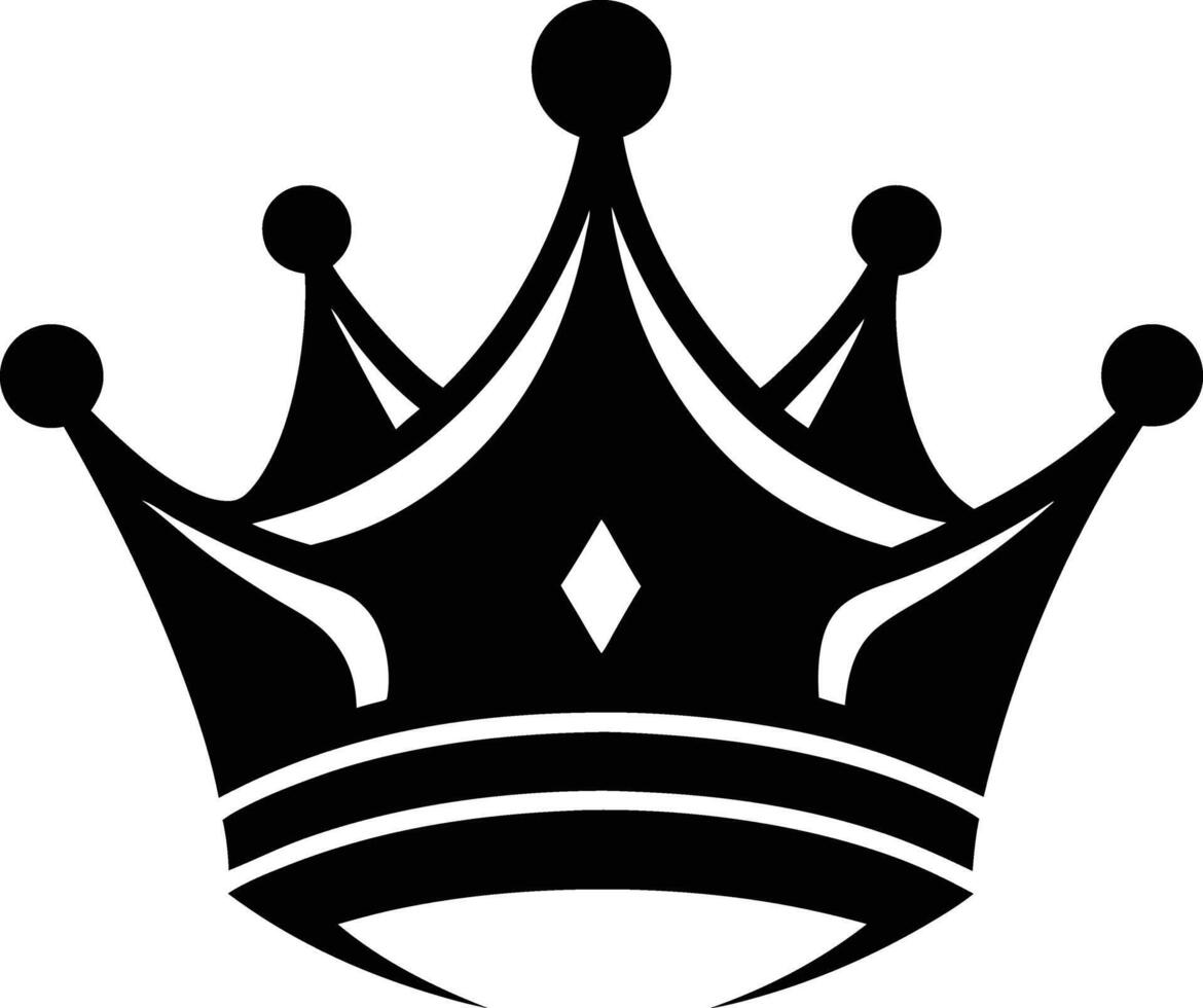 Royal crown icon design, crown icon set illustration. vector