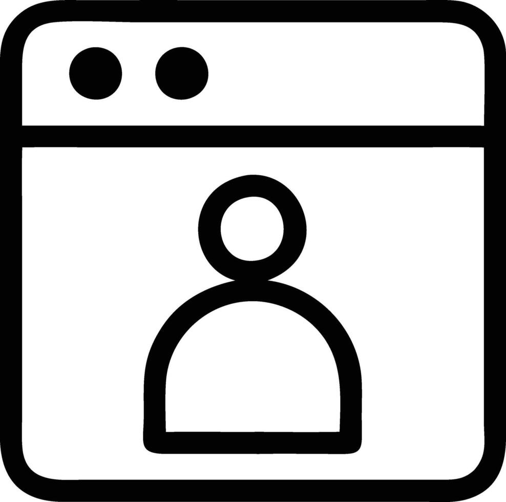 User Profile Icon High Quality vector