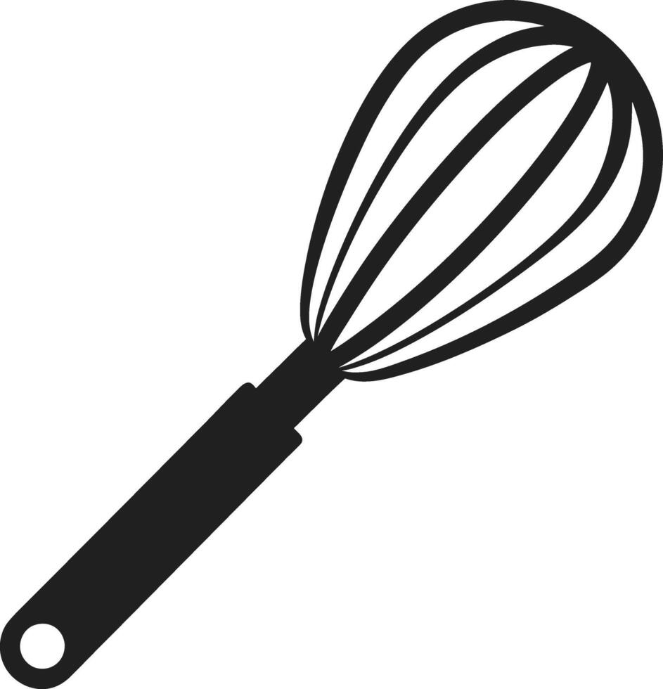 kitchen whisk illustration. vector