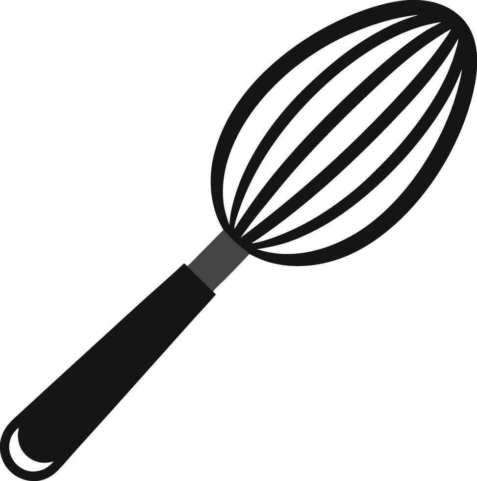kitchen whisk illustration. vector