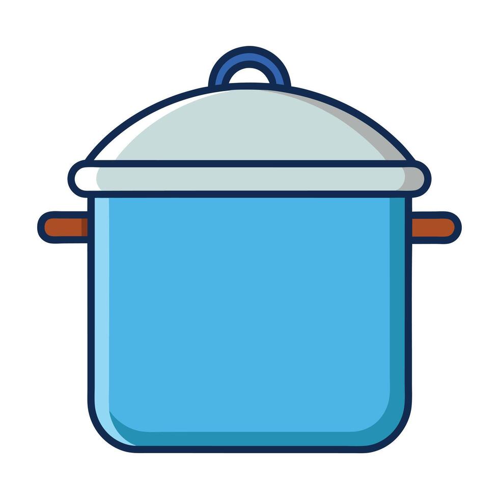 Cooking Pot Illiustration. vector
