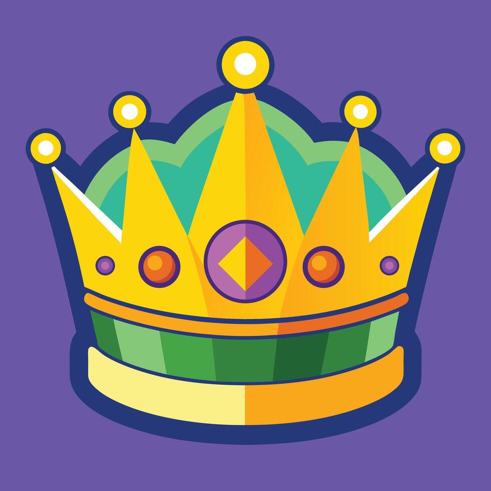 luxury crown graphic design. vector