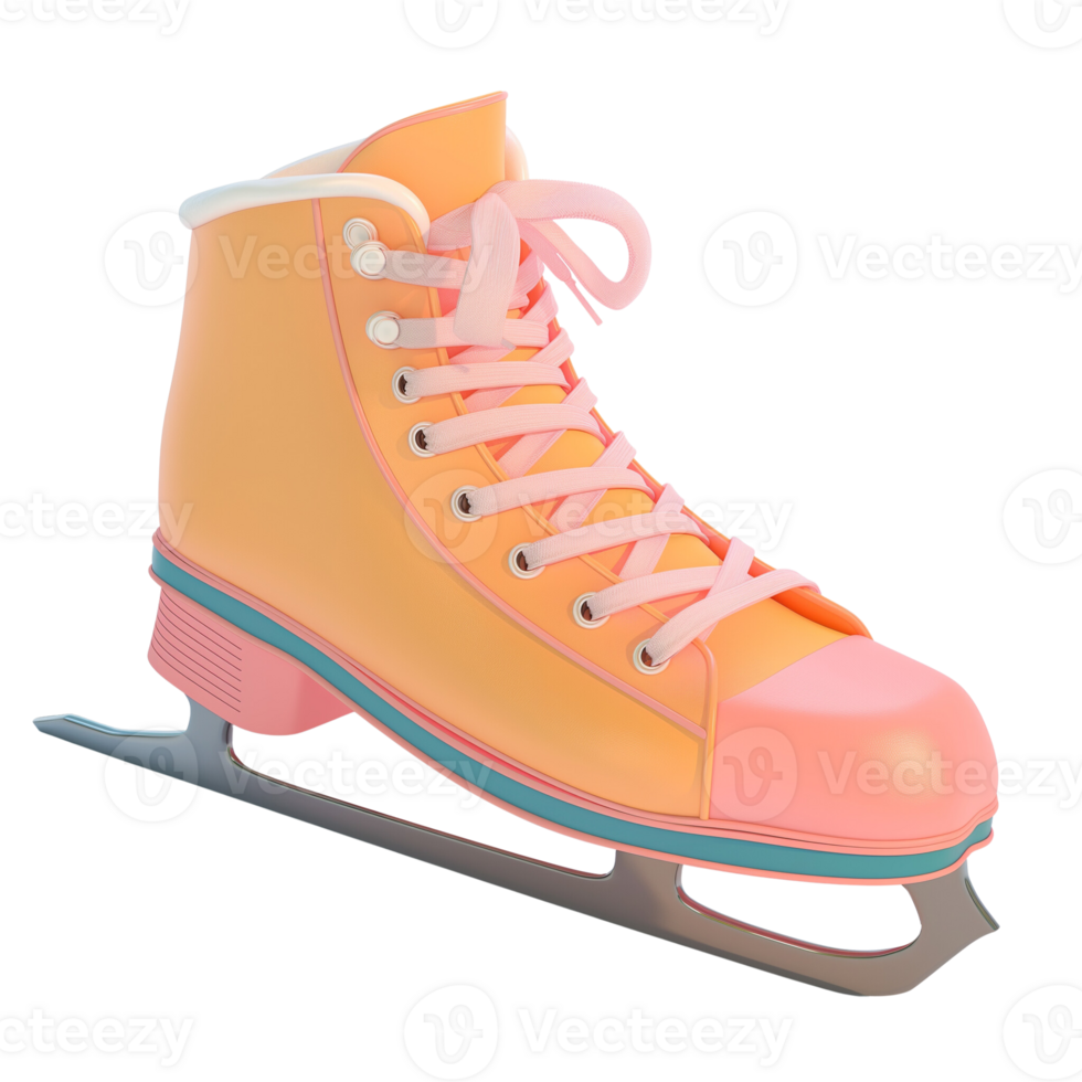 la glace patin avec une vibrant conception parfait pour hiver des sports passionnés png