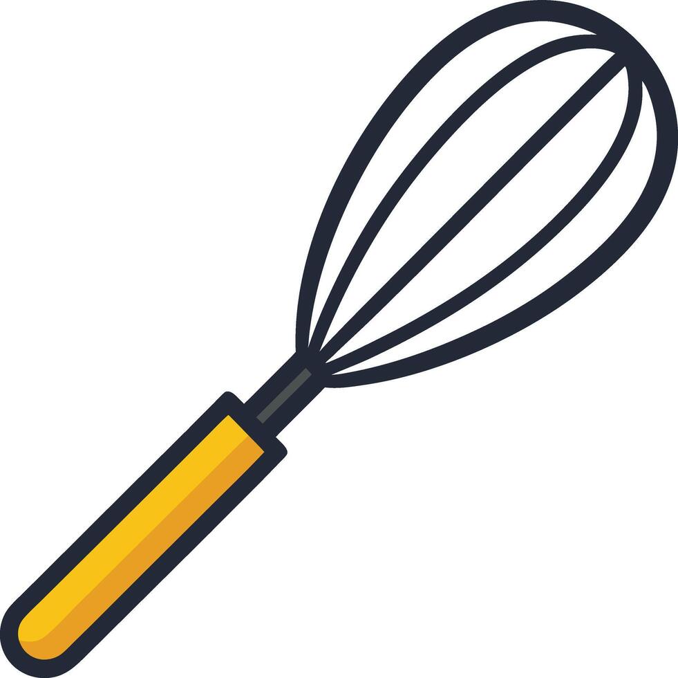 kitchen whisk illustration. vector