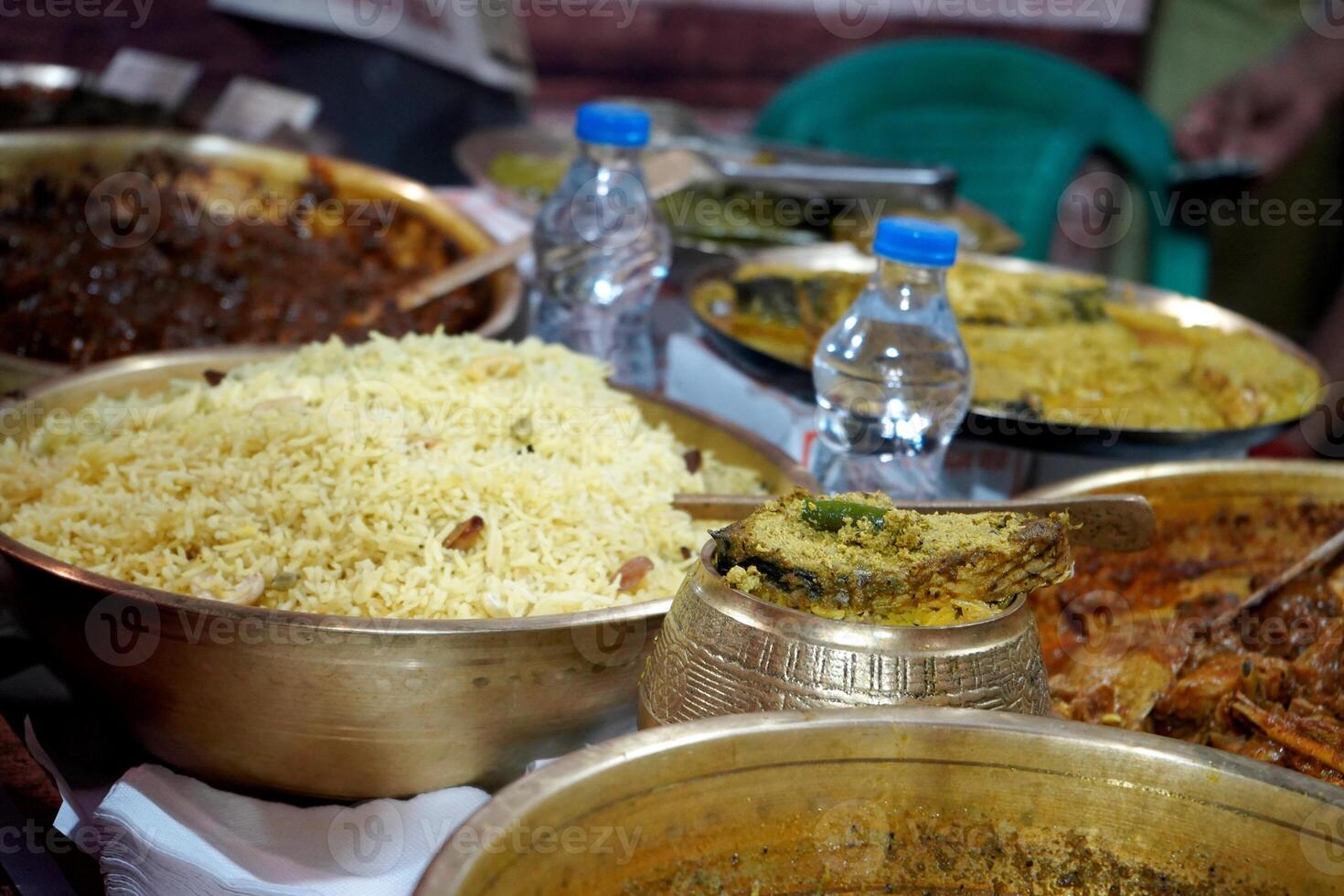 Delicious food is ready to serve photo