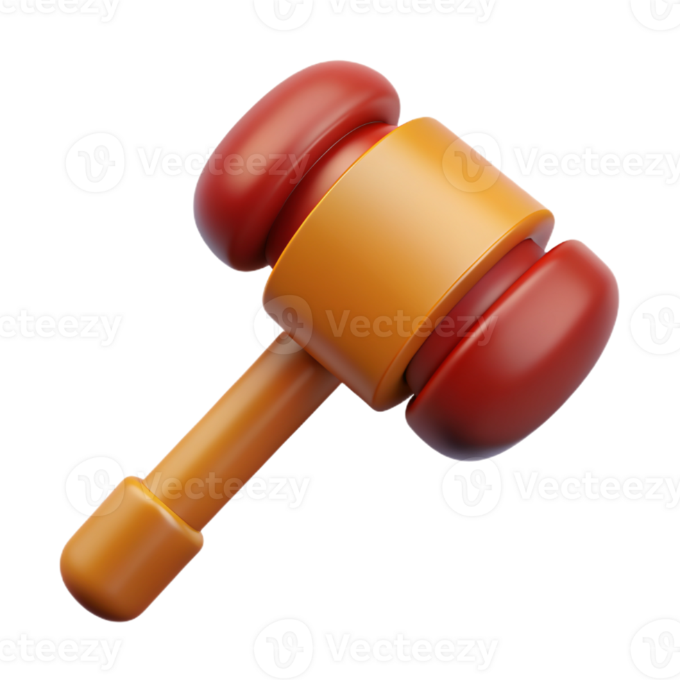 3d illustration of mallet png