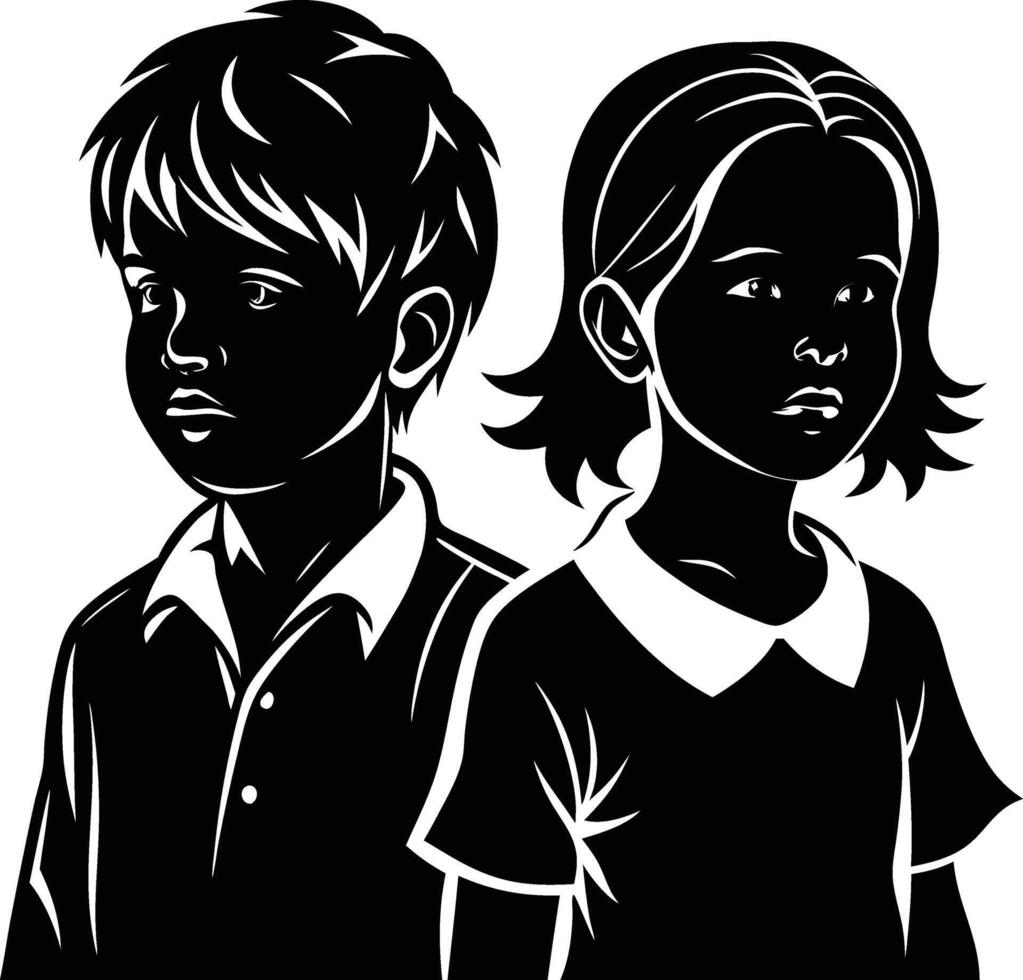 Child illustration bundle vector