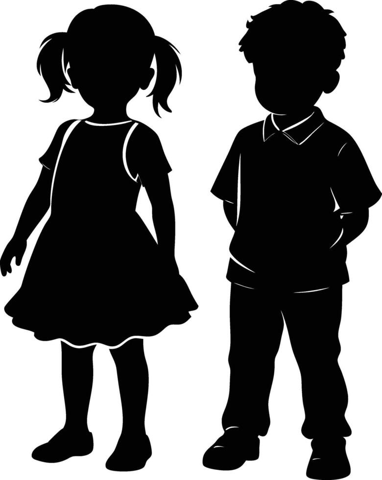 children avatar illustration bundle vector