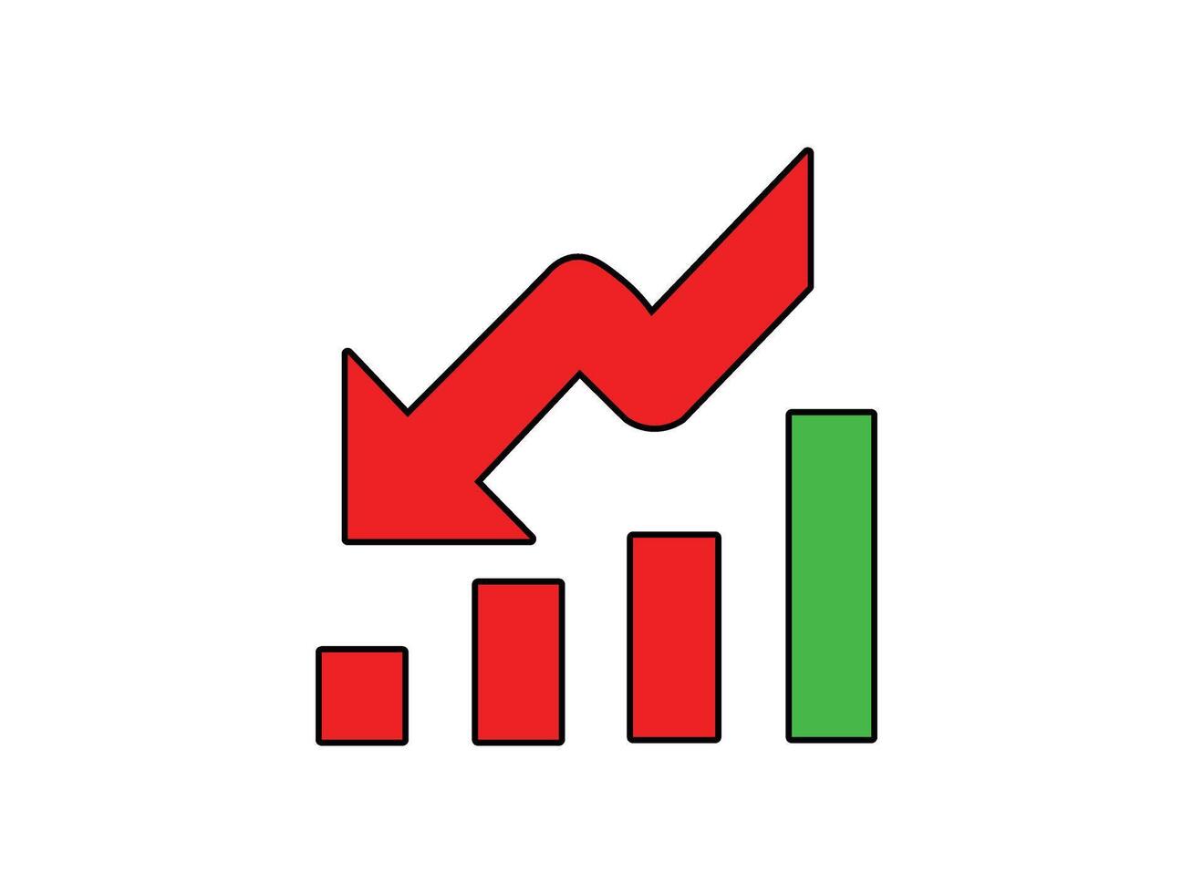 Crisis Icon In Trendy Style Isolated vector
