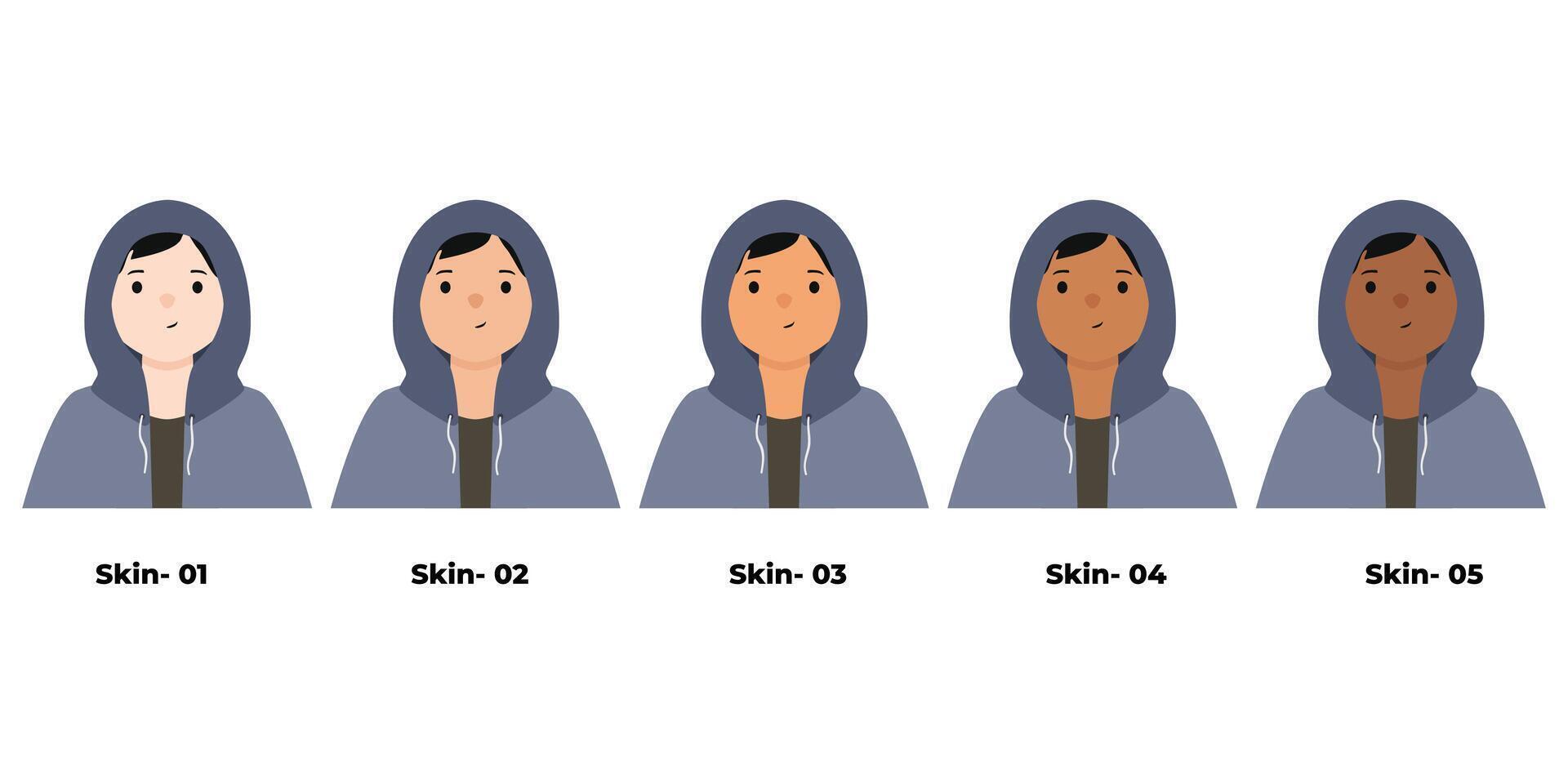 People Avatar Man with Hoodie vector