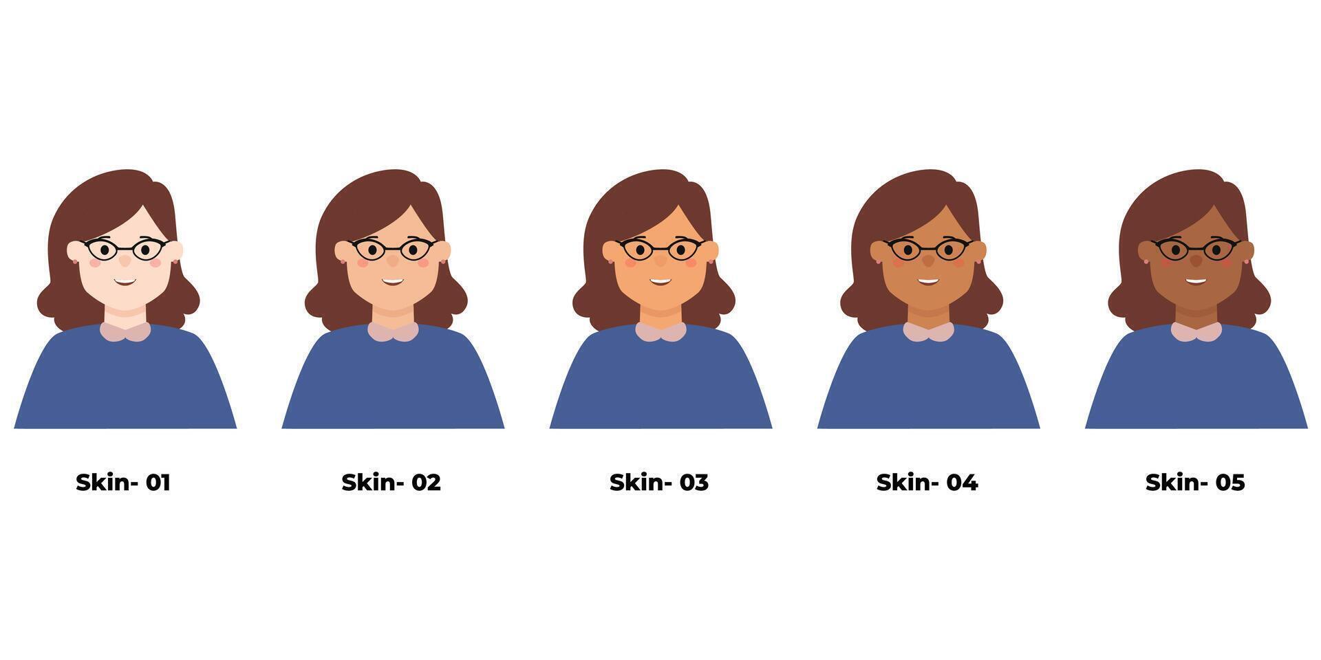 People Avatar Businesswoman vector