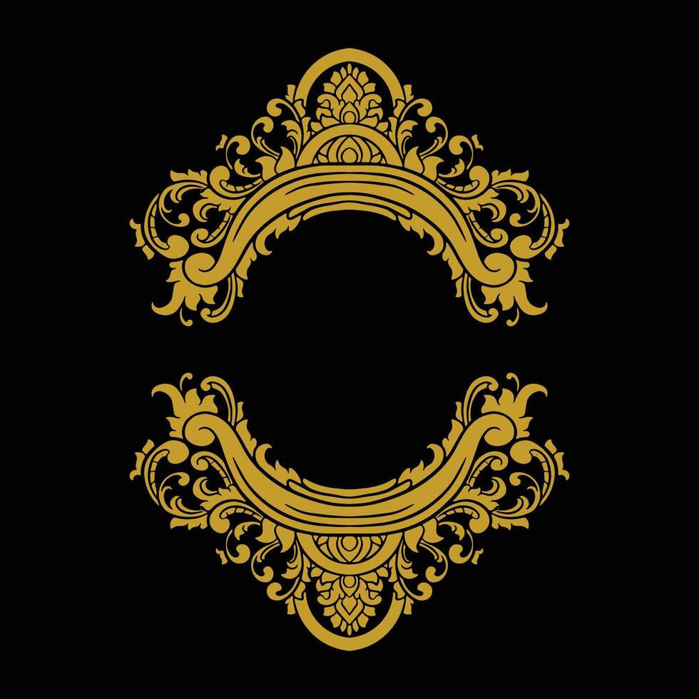 frame ornament vintage classic element decoration vector