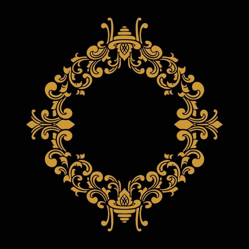 frame ornament vintage classic element decoration vector