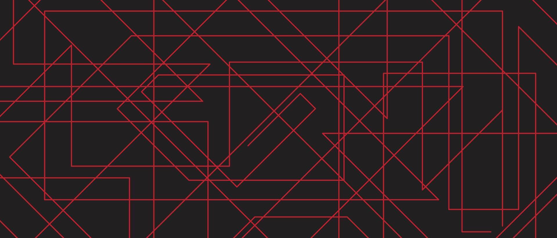 Abstract Red Geometric Lines Background Colorful Stripes Line Pattern Template For Banner, Poster, Wallpaper, Backdrop, Presentation vector