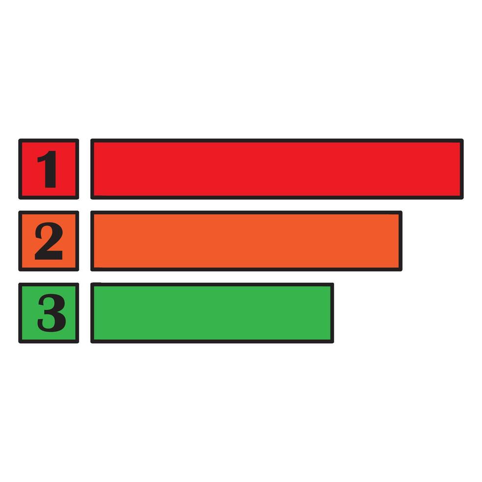 ranking icon illustration design template vector