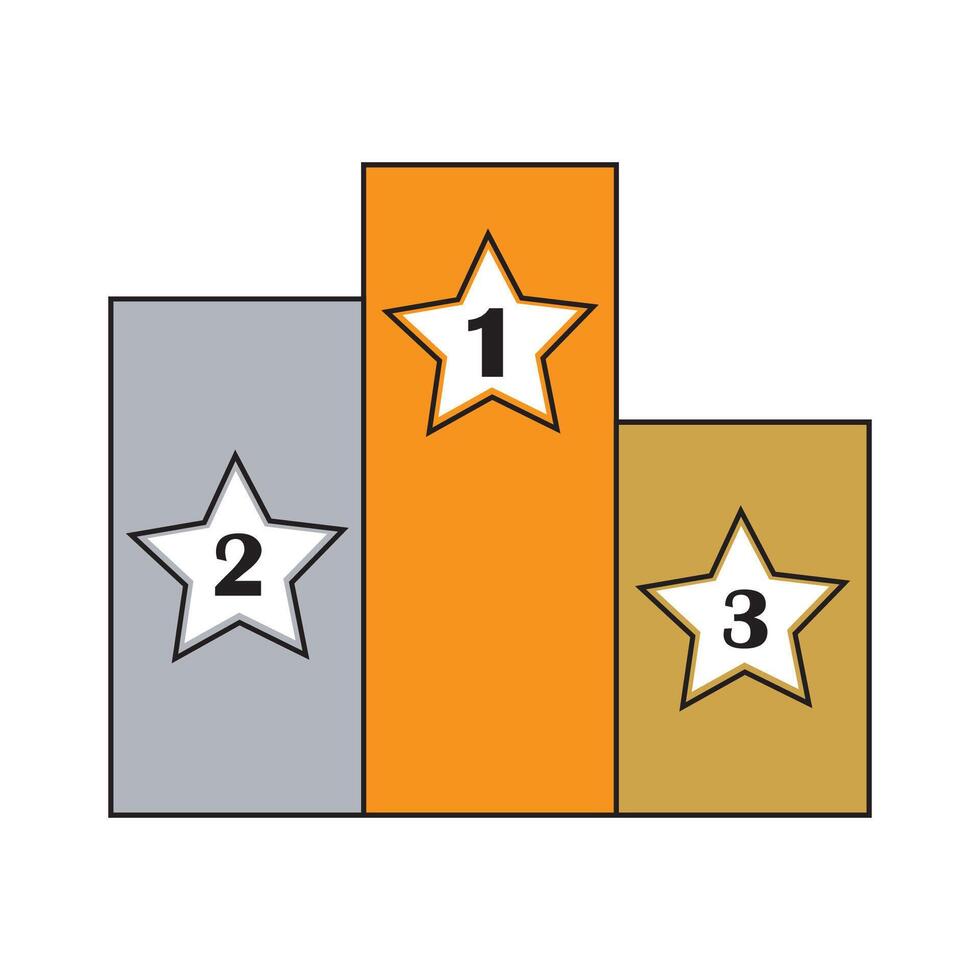 ranking icon illustration design template vector