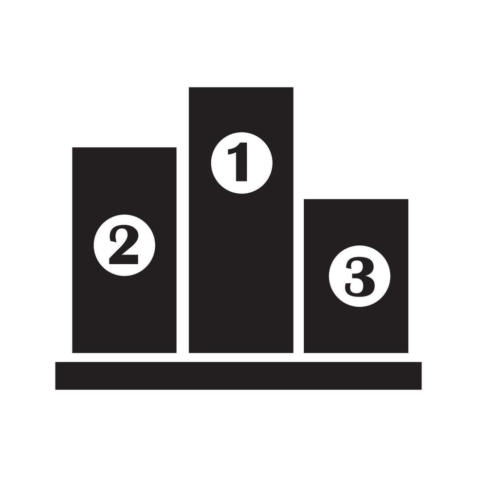 ranking icon illustration design template vector