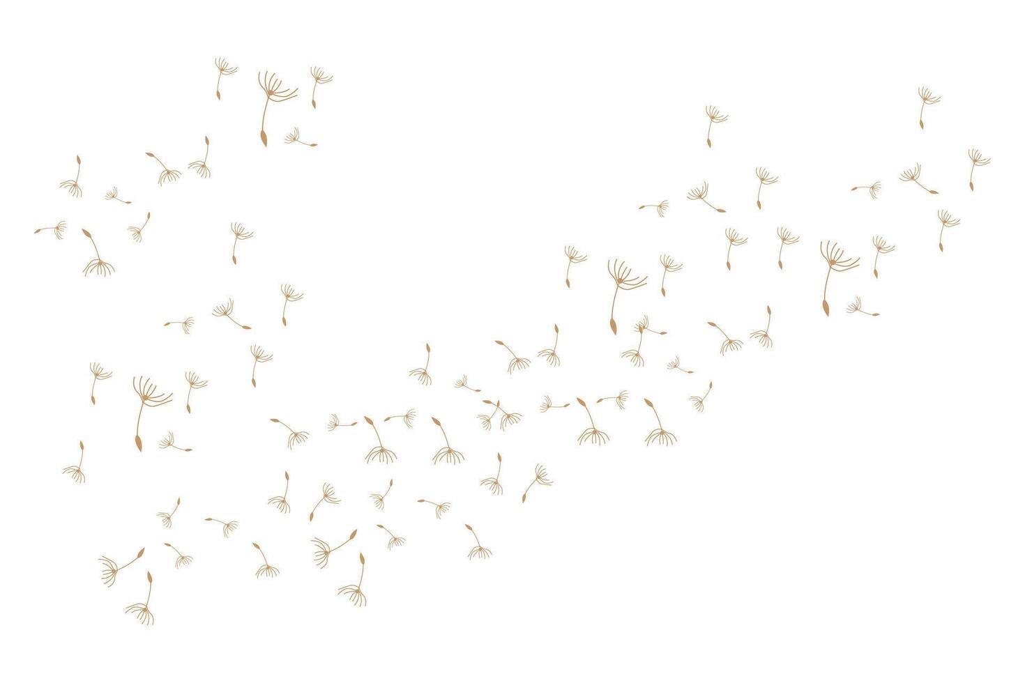 Dandelion Logo, Plant Dandelion flower, Design Icon Template vector