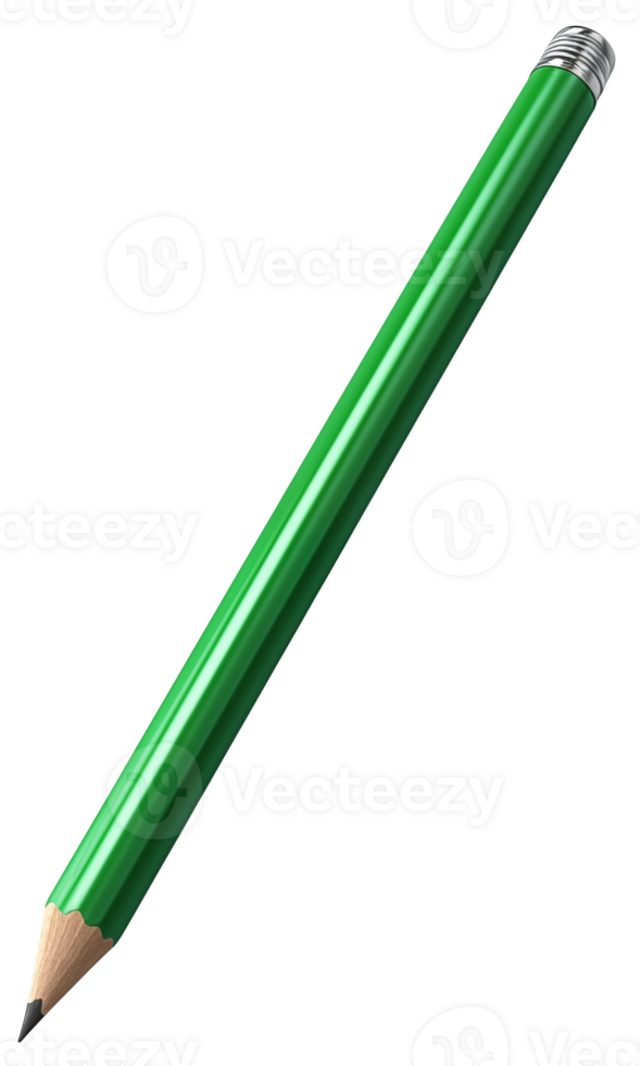 Color wood pencil on a transparent background png
