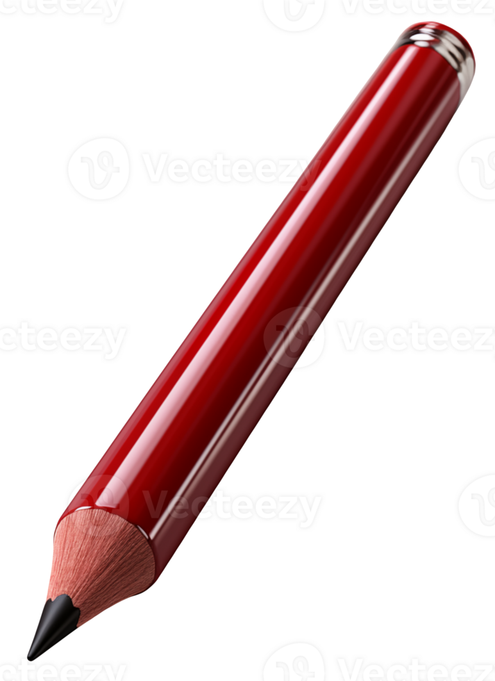 Color wood pencil on a transparent background png