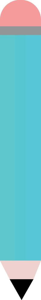 Minimalist style icon of a pencil vector